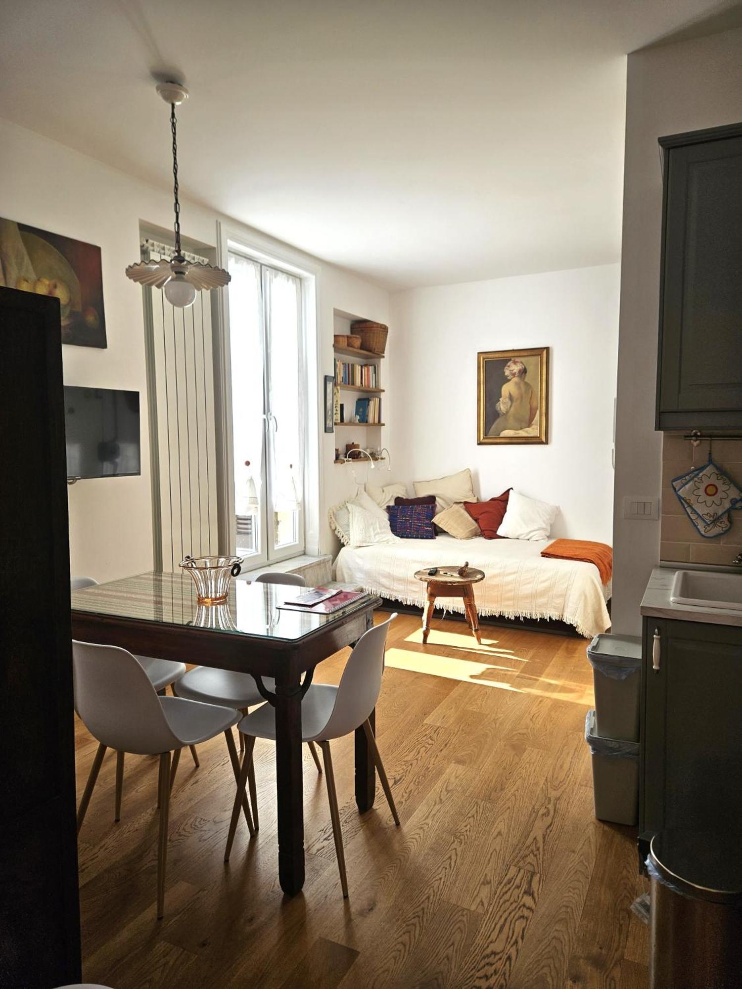 Ferienwohnung Rosy'S House Un Attico A Due Passi Dall'Acquario Parking Free Genua Exterior foto